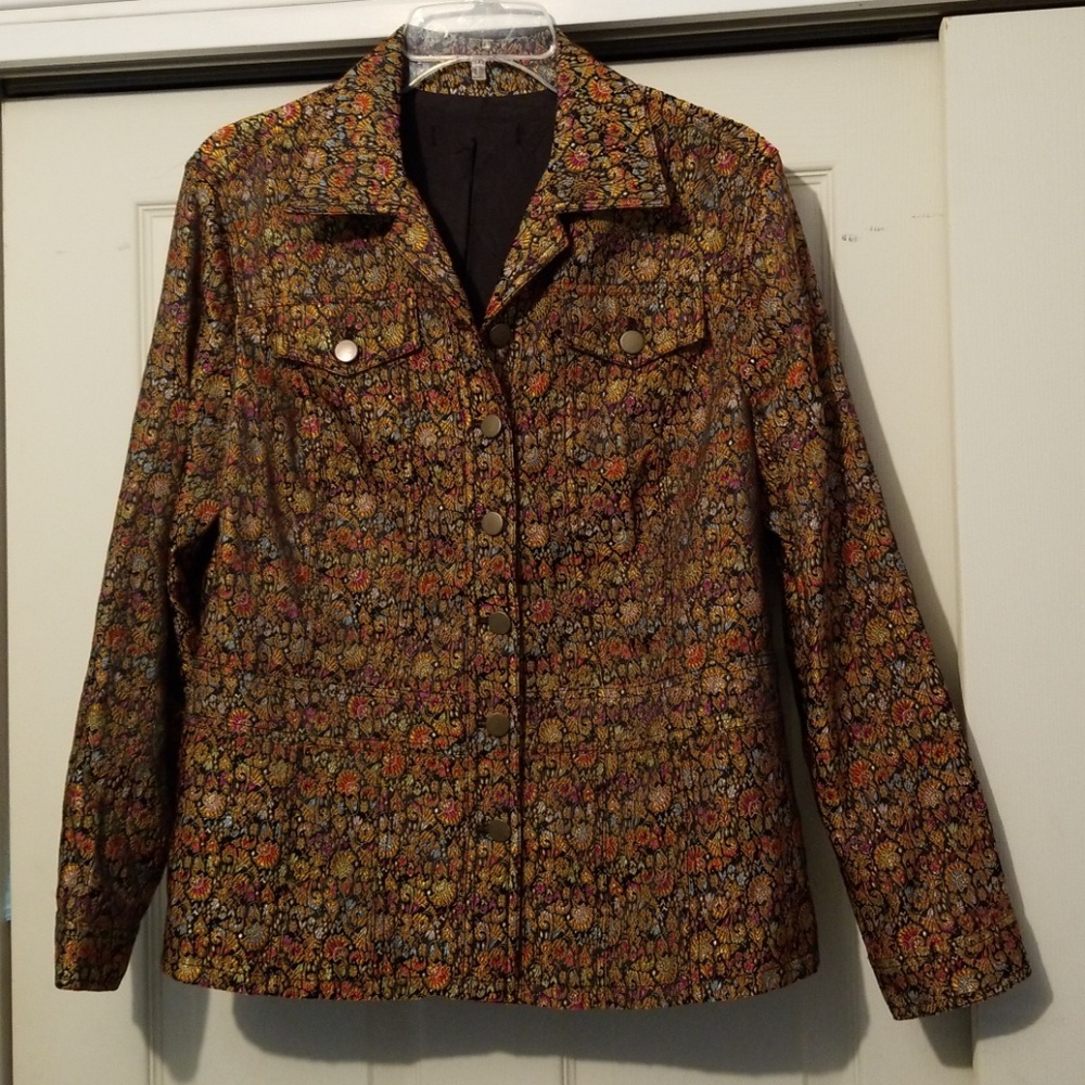 Embroidered jacket.